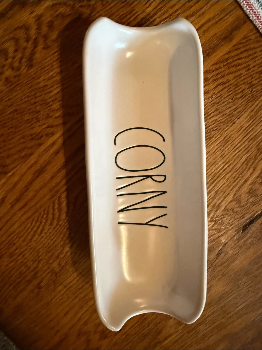Rae Dunn Set of 4 White Corn Dishes